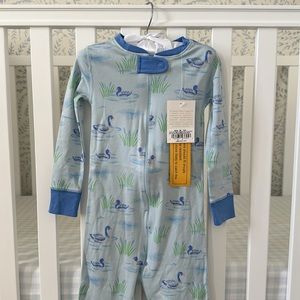 NWT TBBC Beaufort Bonnet Knox Night Night non-footed Lucky Ducks 2T